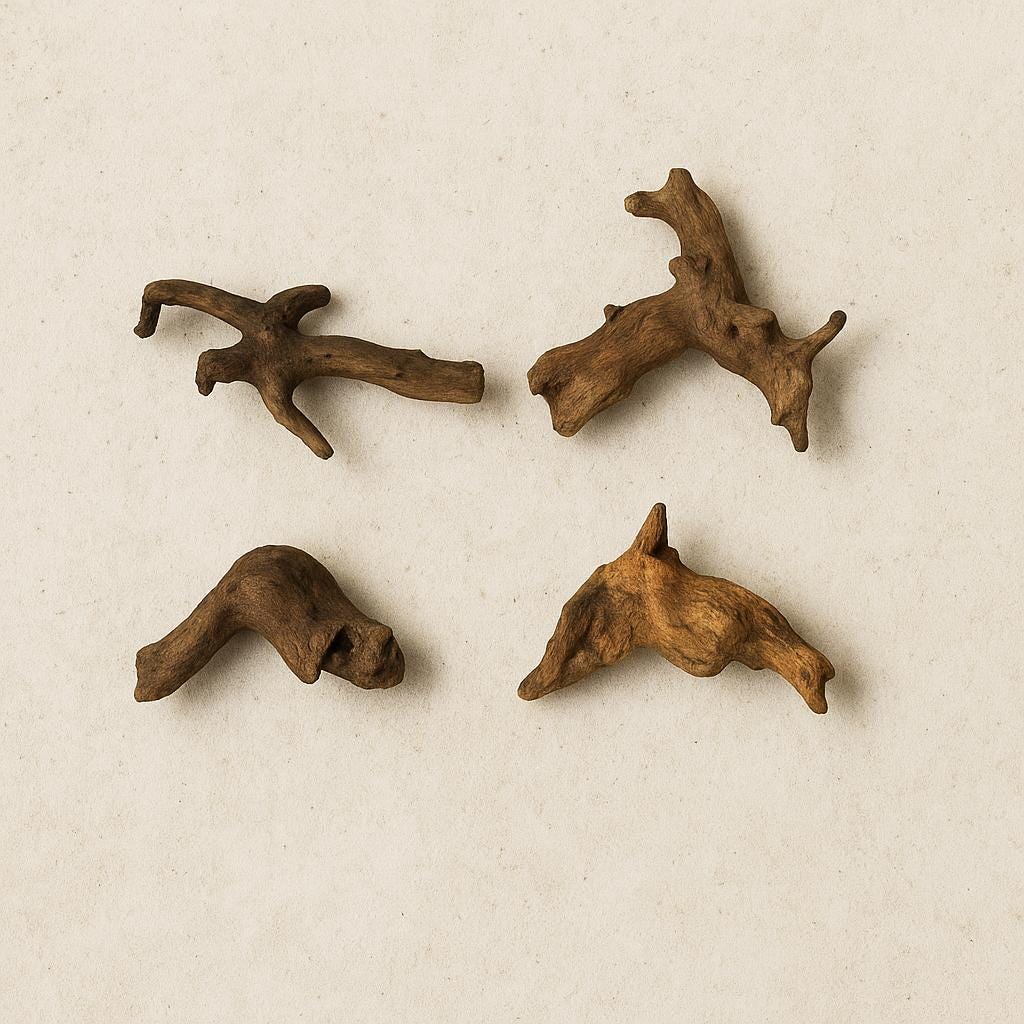 One 3-5 Inch Coral Driftwood Aquarium Hardscape for Aquascaping and Planted Tanks