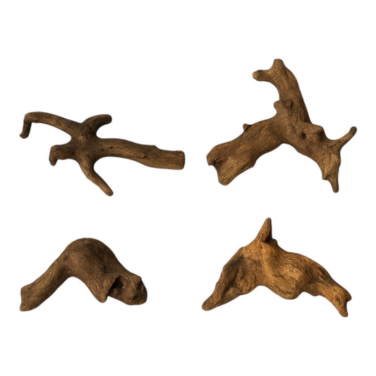 One 3-5 Inch Coral Driftwood Aquarium Hardscape for Aquascaping and Planted Tanks