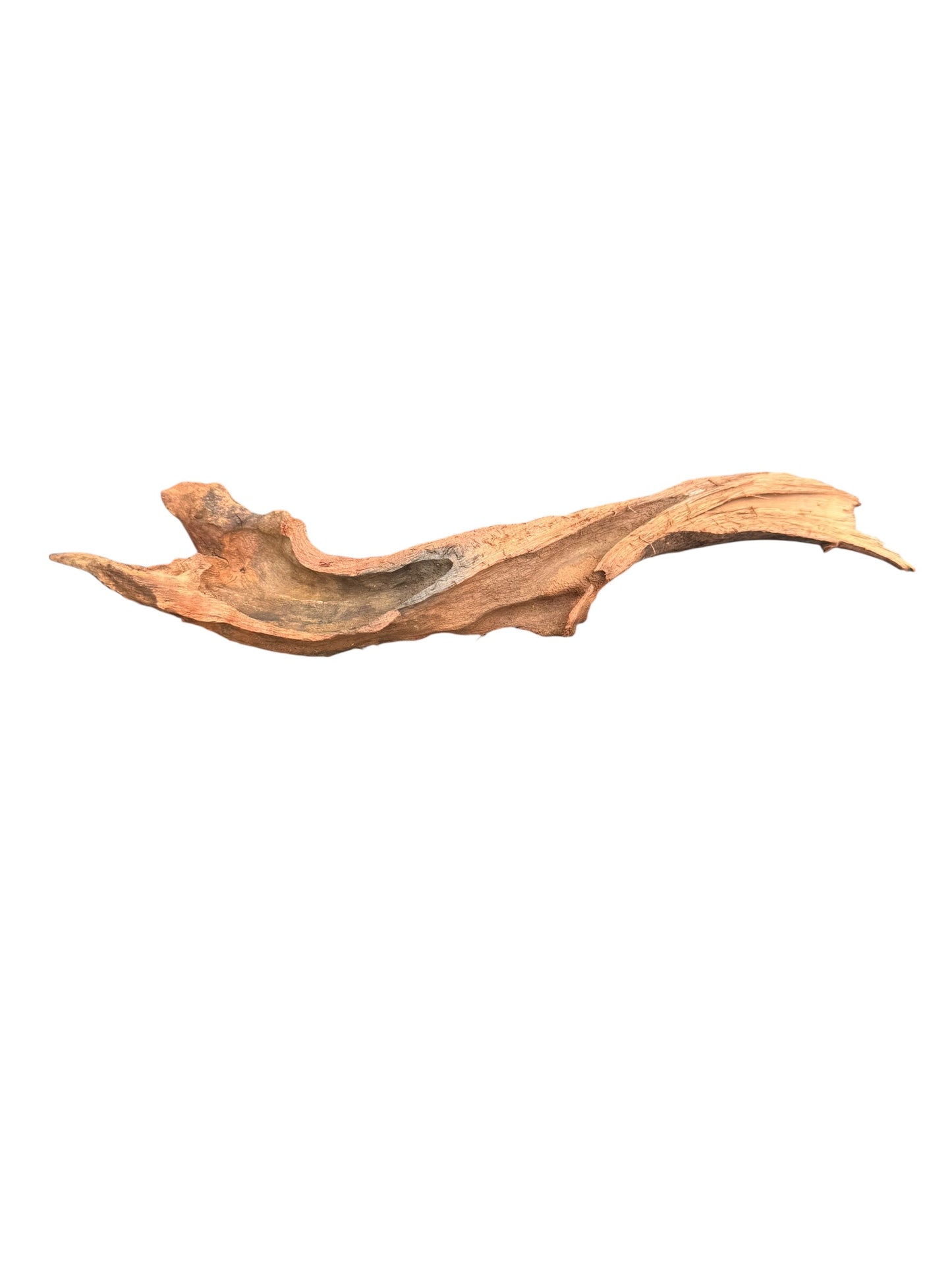Driftwood piece on a white background